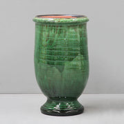 LE CHENE VERT - Green Anduze Olive Jar Décor Pot Evergreen Trees Direct